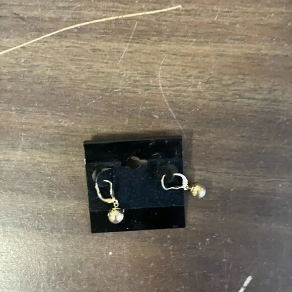 14kt Gold drop earrings - Picture 2 of 2